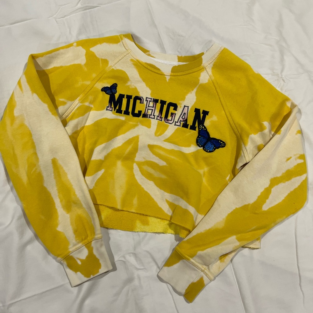 University of Michigan Cropped Fun Sweatshirt